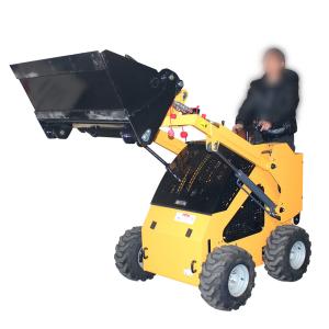 China Powerful 500KG Mini Skid Steer Loader with Track 15.7 kW and 17.1KW Maximum Power factory