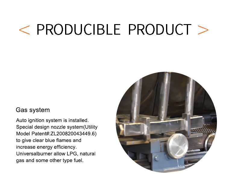 1.5hp 7kg / Hour Sugar Cone Production Line Food Making Machine