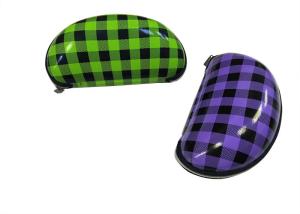 China Green Hard Leather EVA Glasses Case for Sunglass And Eyeglass factory