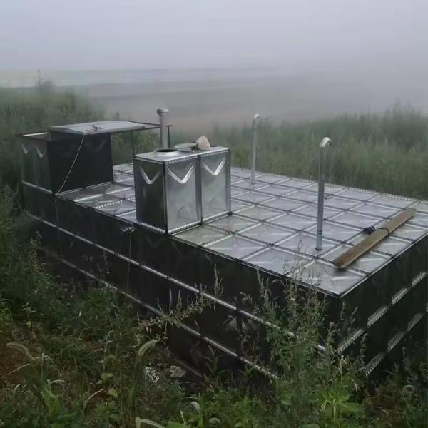 Gsc Bdf Underground Pressed Steel Sectional Water Tank Gsc Combined Sectional