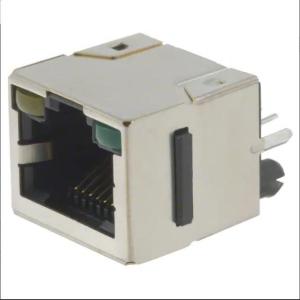 China RJHSE-3381LPJE651-0BGNL 8P8C Shielded Modular Vertical RJ45 Jack factory
