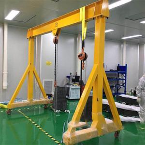 China Portable Mobile Gantry Crane Light Duty Industrial Motorized factory