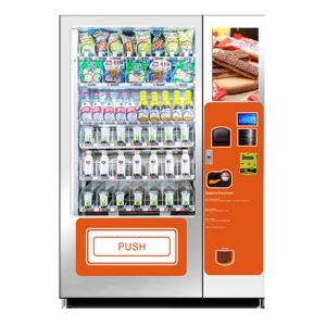 China Touch Screen Snack And Soda Combo Vending Machine With Elevator factory