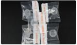 White Tattoo Accessories , 1.7cm Plastic Disposable tattoo Ink Cups 50pcs / Bag