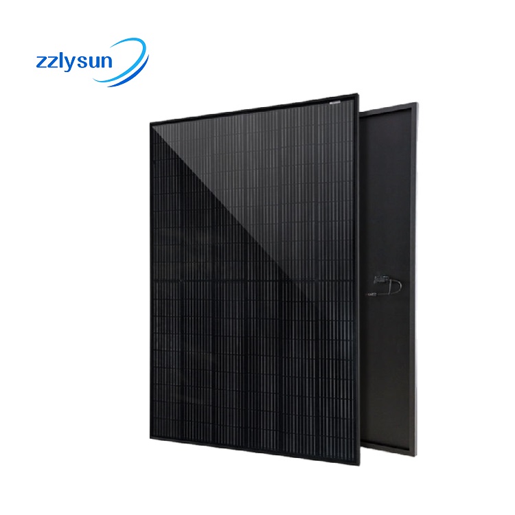 Professional factory 400W 415W 405W monocrystalline photovoltaic all black mono cells solar panel for home solar power system