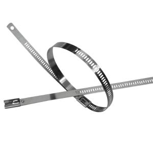 China 7 X 300 Mm Stainless Steel Ladder Cable Ties For Shipbuilding Multi Lock Type factory