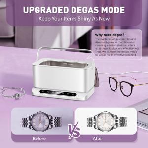 220V 45KHz Ultrasonic Cleaner 800ml With Digital Timer Polishing