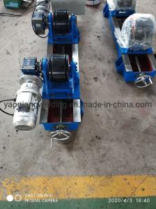 China Steel Wheel Welding Rotator Self Adjustable Turning Rolls 1000mm 0.35kw factory