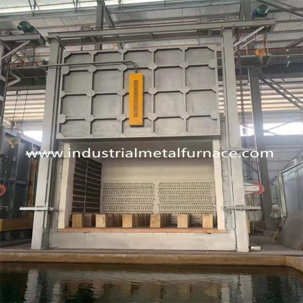 Trolley Type Car Bottom 900KW Rotary Hearth Bogie Type Heat Treatment Furnace