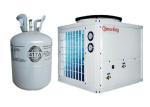 R417A Refrigerant Electric Air Source Heat Pump Copper Thick 0.8-1 Mm