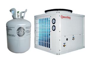 China R417A Refrigerant Electric Air Source Heat Pump Copper Thick 0.8-1 Mm factory