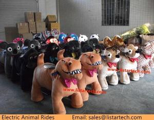 China Coin Operated Plush Animal Scooters Guangdong Stuffed Toys Riding Animals, New Arrival ! factory