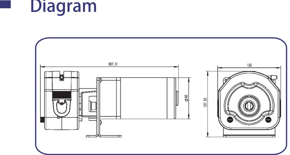 60 Motor Series Fixed Speed Oem Peristaltic Pump