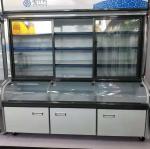 Upright Glass Door Freezer Direct Cooling Refrigerate Preserve Cabinet