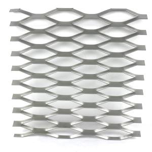 China Curtain Wall Diamond Mesh Sheet Aluminum Expanded Metal Mesh Decoration factory