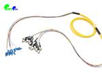 24F 0.9mm Pre-terminated cable ST UPC - LC UPC 9/125μm Single Mode Mini Breakout