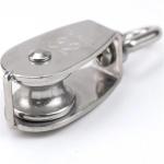 Construction Rigging Hardware Single Wheel Swivel Pulley Block Stainless Steel