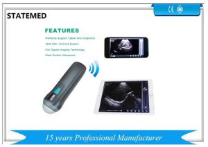 China Mini Wireless Ultrasound Probe For Android , Sector Sweep Scanning Smartphone Ultrasound Machine factory