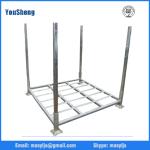 Warehouse Storage Use Stacking Steel Powder Coated 4 Round Posts Tire Stacking