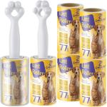 Plastic Cat Paw Shaped Lint Remover Roller Sticky Roller For Clothes Blankets