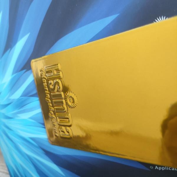 Supper Glossy Mirror Chrome Gold Electrostatic Spray Powder Coating Bonding