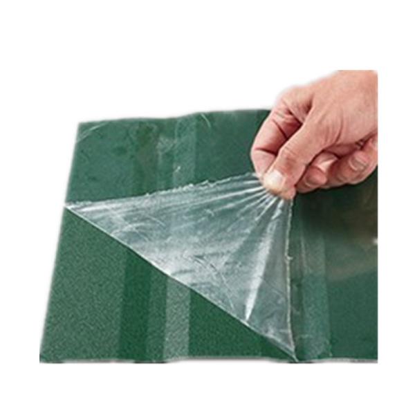 Water Based Acryic Glue Roof Panel PE Protection Film Jumbo Rolls For Pre