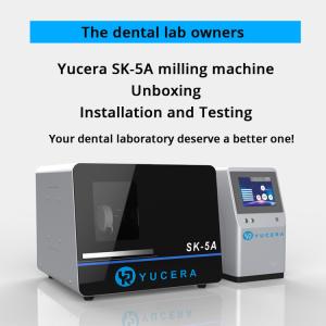 China 5 Axis Dental CAD CAM Milling Machine 800W 0.2mm Cutting Precision factory