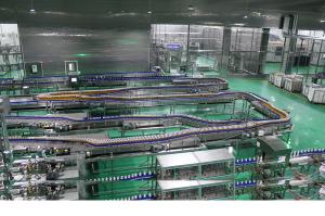 China Filling Machine Bottle Lines 304 SS Air Conveyor System factory