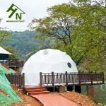 Triangle Window Small Geodesic Dome Tent 6m For Outdoor Hotel