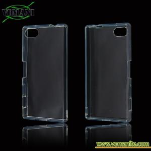 China Clear Transparent Hybrid Combo case for Sony Z5 mini for sony SO-02H PC TPU case factory