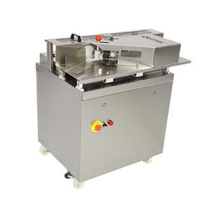 China Alloy Blade Baguette Slicer Machine Adjustable Thickness Baguette Bread Slicer factory
