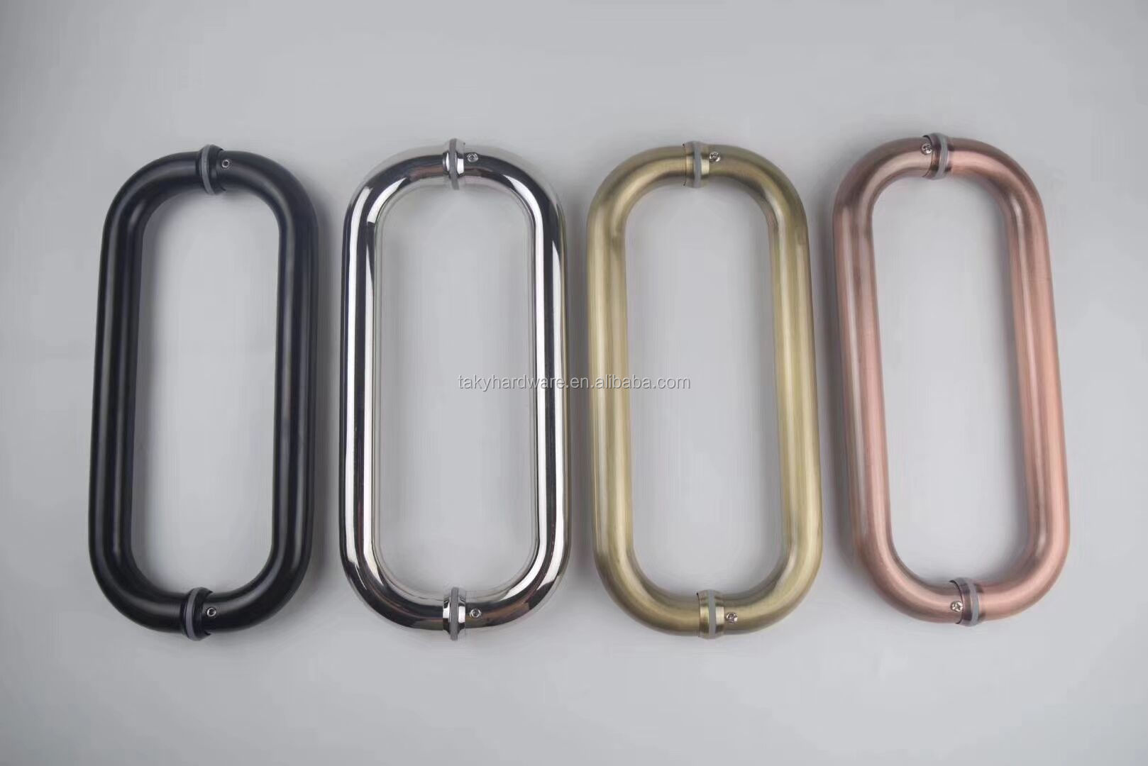 O Type Stainless Steel Glass Door Handle Suitable for Both Residential and Commercial