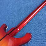 Top quality Rick 4003 model Ricken 4 strings Electric Bass guitar in Purple