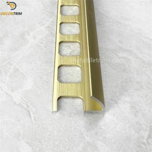 China Bathroom Tile Edge Trim Metal Tile Trims Aluminum Material 6063 T5 factory