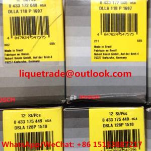 China BOSCH INJECTOR NOZZLE 0433172040 , DLLA118P1697 Common Rail Nozzle 0 433 172 040 , DLLA 118 P 1697 factory