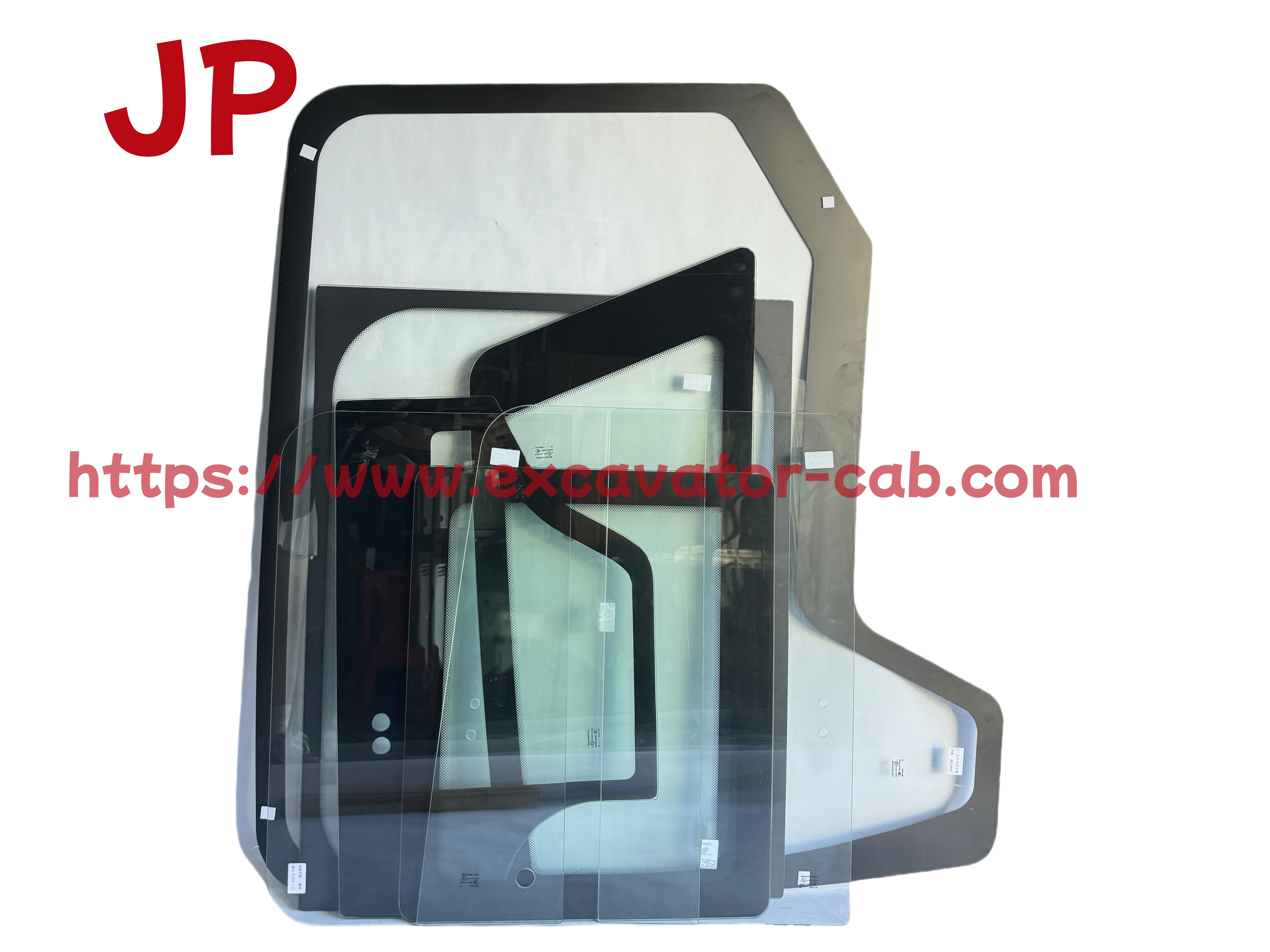 For SANY SY215-8S Excavator Cab Full Glass