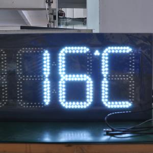 China Outdoor 12 Inches LED Time and Temperature Display Panel for 8&quot;-72&quot; Digit Height factory