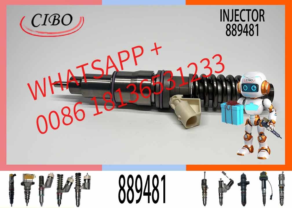 Common Rail Injector 33800-84400 33800-84410 3380084400 BEBE4C09101 for Hyundai Truck D6CB Diesel Engine