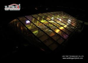 China Commercial White PVC Canopy Tent , Custom Trade Show Tents Large 2000 Capacity factory