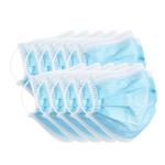 Blue Dispsoable Face Mask Ear Wearing Type For Hospital / Fog Weather