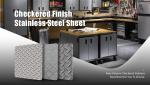 SS304 316 430 Stainless Steel Checkered Sheet Custom Cut Mesh Sheets 1500mm