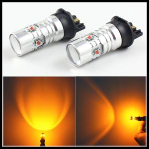 Amber White Canbus PWY24W PW24W LED Bulb for AUDI A3 A4 A5 Q3 for MK7 Golf CC