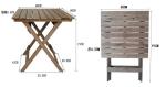 Mail Packing Y Durable Outdoor Patio Furniture Sets with Solid Wood Modern