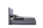 Italian Style Modern Upholstered Bed Fabric Room Furniture Customized Color