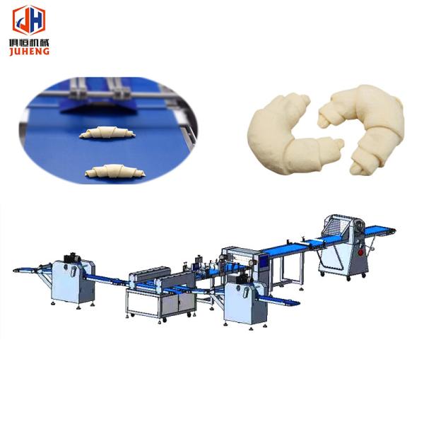 China 3000pcs/H Plain Croissant Making Machine Various Croissant Make Up Line factory