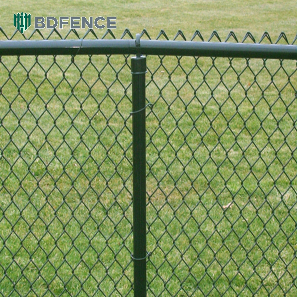 5ft Drive-Thru Plastic Coated Chain Link Fencing Order Station Integration