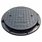 500mm 600mm Manhole Cover , 5T Galvanised Steel Manhole Cover