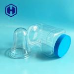 Food Grade 1000ml Transparent PET Preform With Liner Wide Mouth Grip Jar