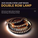 UL Certified SMD 2835 LED Strip Double Row Outdoor Indoor Lighting