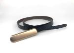 Smooth Buckle Thin 1.5cm Women's Fashion Leather Belts